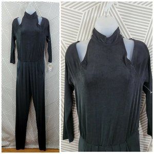 90s Slinky Dance Jump Cat Suit small sexy stretch